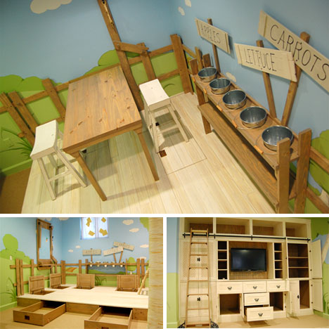 kids-bedroom-indoor-tree-house